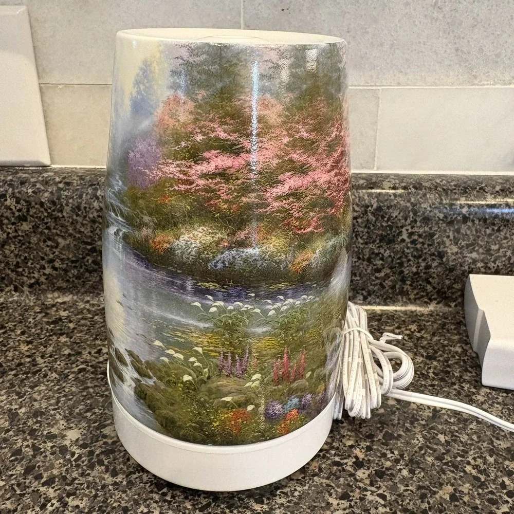 Thomas Kinkade Harmony of Life Essential Oil Diffuser Bradford Exchange Garden